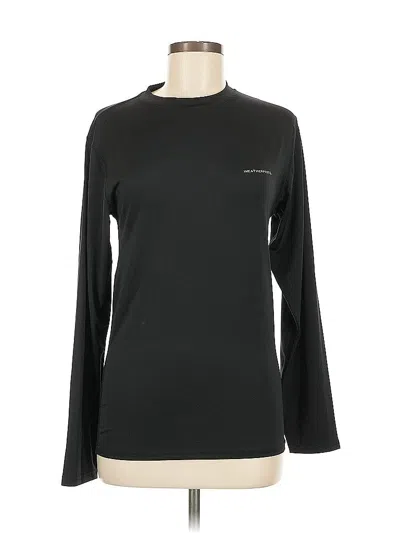 Pre-owned Weatherproof Long Sleeve T-shirt In Black