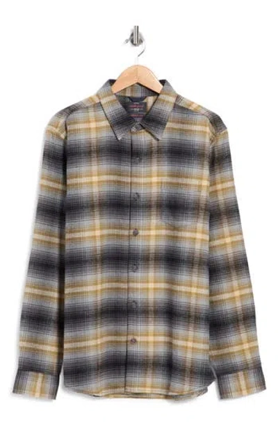 Weatherproof ® Lumberjack Heavy Twill Plaid Shirt Jacket In Gray