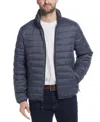 Weatherproof Men's Packable Neck Pillow Zip-front Quilted Jacket In Charcoal