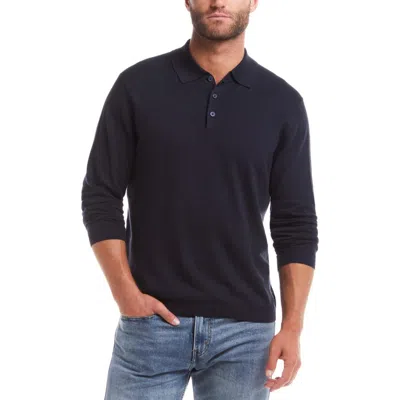 Weatherproof Mens Solid Cotton Pullover Sweater In Blue