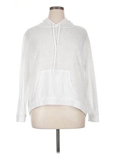 Pre-owned Weatherproof Pullover Hoodie In White
