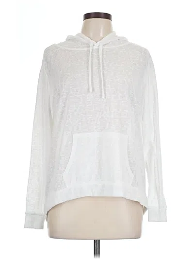 Pre-owned Weatherproof Pullover Hoodie In White