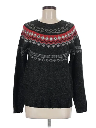 Pre-owned Weatherproof Pullover Sweater In Black