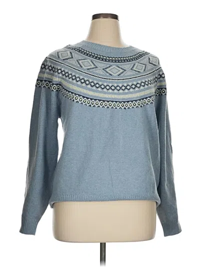 Pre-owned Weatherproof Pullover Sweater In Blue