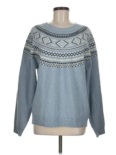 Pre-owned Weatherproof Pullover Sweater In Blue