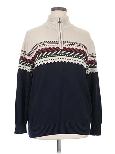 Pre-owned Weatherproof Pullover Sweater In Blue