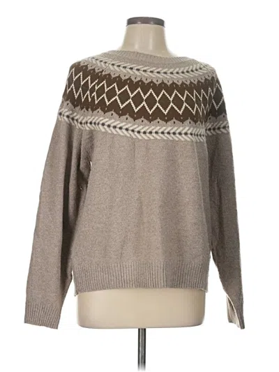 Pre-owned Weatherproof Pullover Sweater In Brown