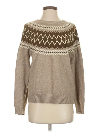 Pre-owned Weatherproof Pullover Sweater In Brown