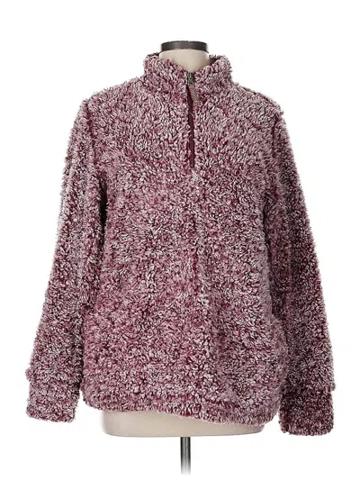 Pre-owned Weatherproof Pullover Sweater In Burgundy