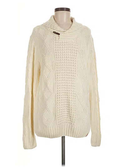 Pre-owned Weatherproof Pullover Sweater In Ivory