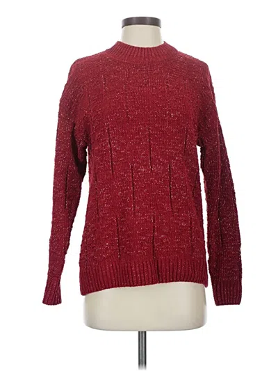 Pre-owned Weatherproof Pullover Sweater In Red