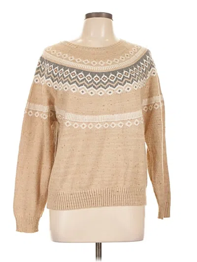 Pre-owned Weatherproof Pullover Sweater In Tan