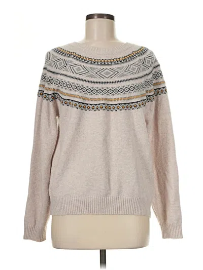 Pre-owned Weatherproof Pullover Sweater In Tan