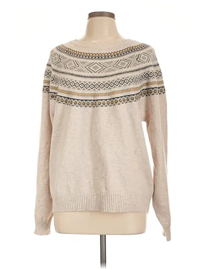 Pre-owned Weatherproof Pullover Sweater In Tan