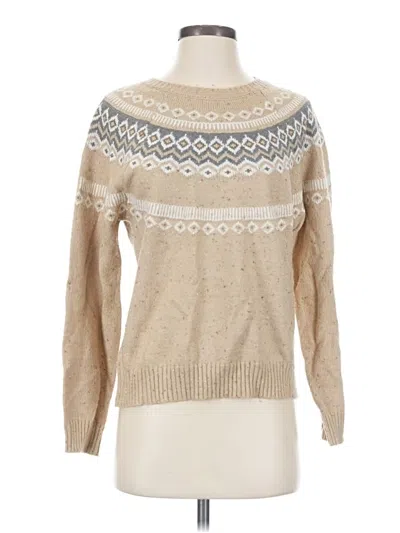 Pre-owned Weatherproof Pullover Sweater In Tan