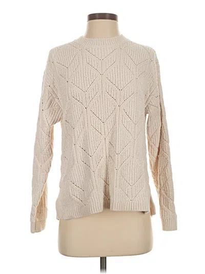 Pre-owned Weatherproof Pullover Sweater In White