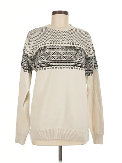 Pre-owned Weatherproof Pullover Sweater In White