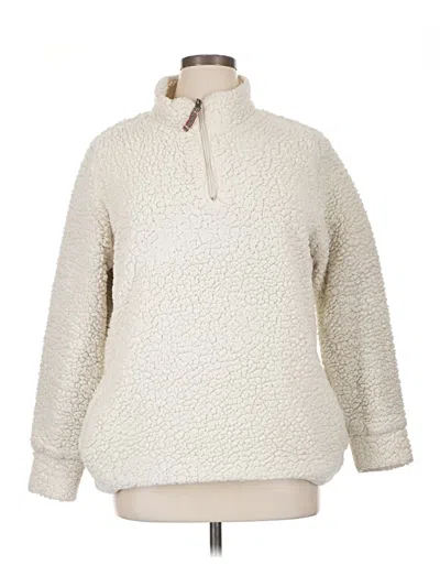 Pre-owned Weatherproof Pullover Sweater In White