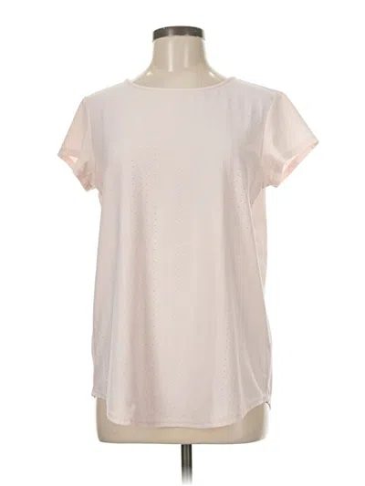 Pre-owned Weatherproof Short Sleeve Blouse In Pink