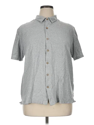 Pre-owned Weatherproof Short Sleeve Polo Shirt In Gray
