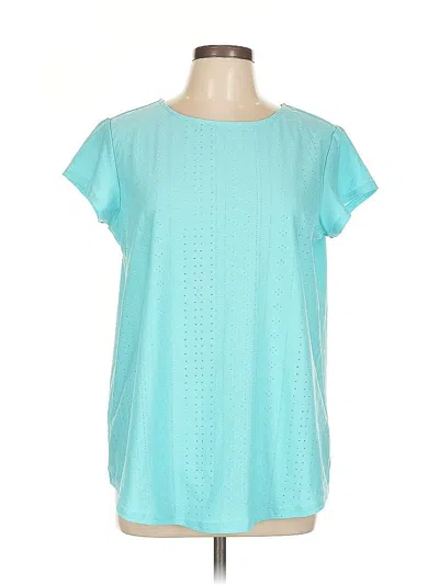 Pre-owned Weatherproof Short Sleeve T-shirt In Blue