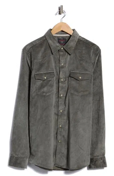 Weatherproof ® Stretch Corduroy Shirt In Animal Print