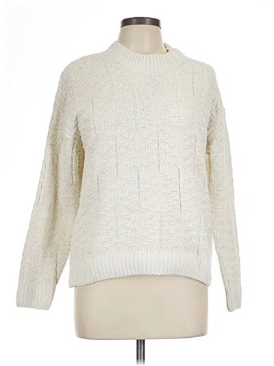 Pre-owned Weatherproof Turtleneck Sweater In Ivory