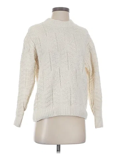 Pre-owned Weatherproof Turtleneck Sweater In White