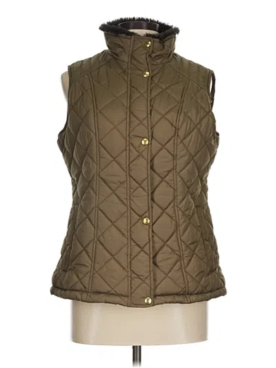 Pre-owned Weatherproof Vest In Brown