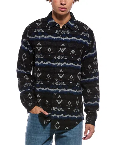 Weatherproof Vintage Aztec Print Shirt In Black