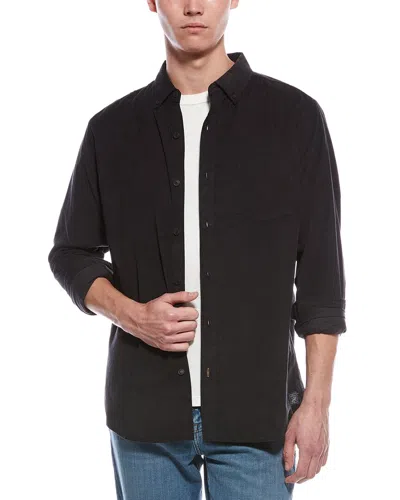 Weatherproof Vintage Brocade Corduroy Shirt In Black