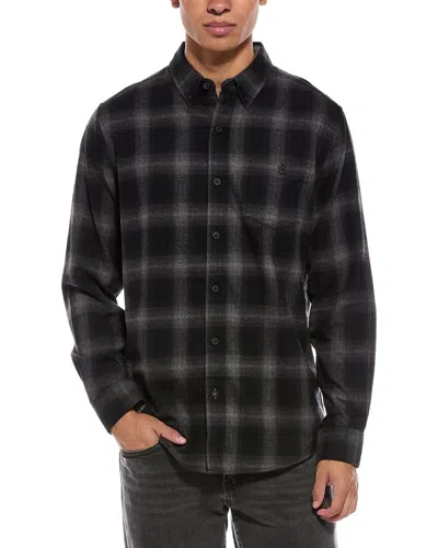 Weatherproof Vintage Brushed Flannel Shirt In Black