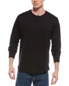 Weatherproof Vintage Brushed Jersey Crewneck Shirt In Black