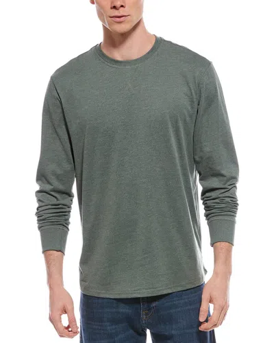 Weatherproof Vintage Brushed Jersey Crewneck Shirt In Green