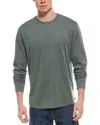 Weatherproof Vintage Brushed Jersey Crewneck Shirt In Green