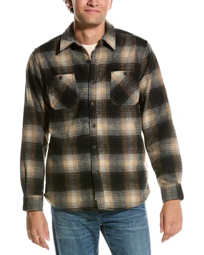 Weatherproof Vintage Brushed Lumberjack Shirt Jacket In Black