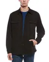Weatherproof Vintage Brushed Overshirt In Black