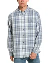 Weatherproof Vintage Burnout Flannel Shirt In Grey