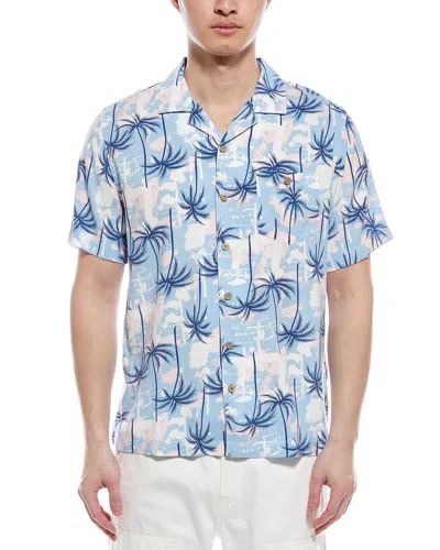 Weatherproof Vintage Camp Shirt In Blue