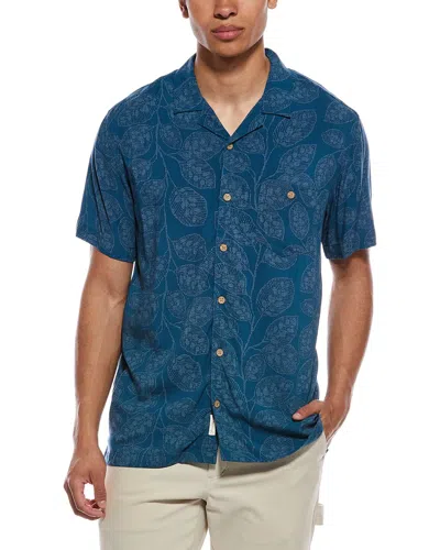 Weatherproof Vintage Camp Shirt In Blue