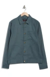 Weatherproof Vintage Cotton Twill Modern Trucker Jacket In Blue