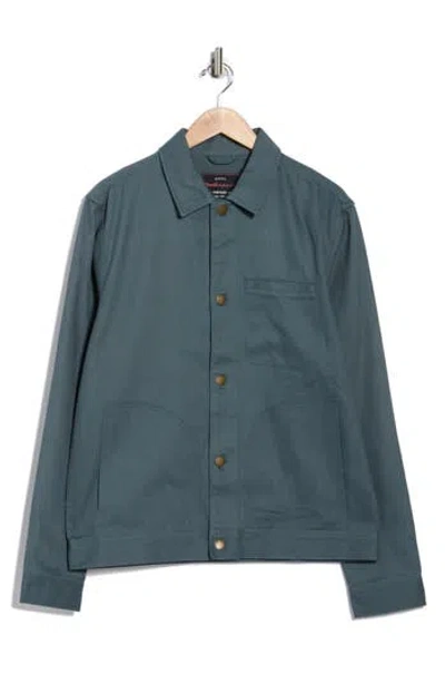Weatherproof Vintage Cotton Twill Modern Trucker Jacket In Blue