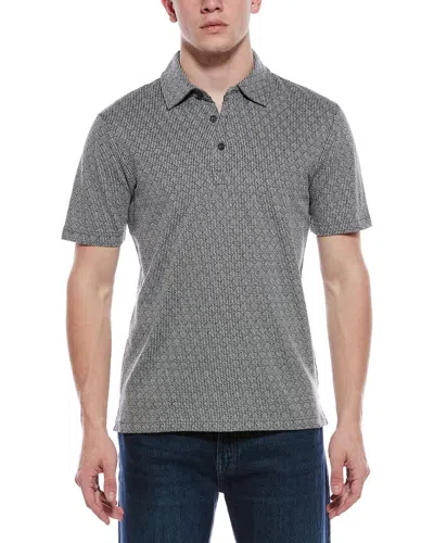 Weatherproof Vintage Diamond Jacquard Polo Sweater In Green