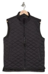 Weatherproof Vintage Diamond Quilted Vest In Black