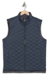 Weatherproof Vintage Diamond Quilted Vest In Blue