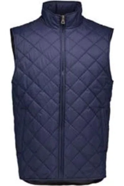 Weatherproof Vintage Diamond Quilted Vest In Blue