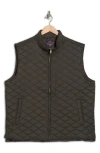 Weatherproof Vintage Diamond Quilted Vest In Brown