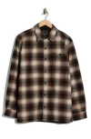 Weatherproof Vintage Flannel Plaid Shirt Jacket In Multi