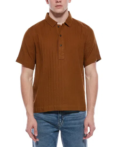 Weatherproof Vintage Gauze Herringbone Sol In Brown
