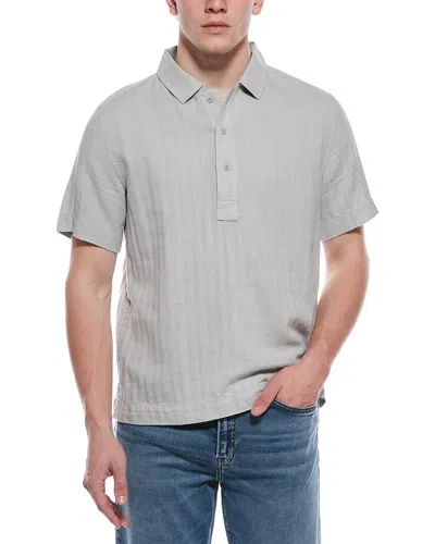 Weatherproof Vintage Regular Fit Stretch Waffle Polo In Gray